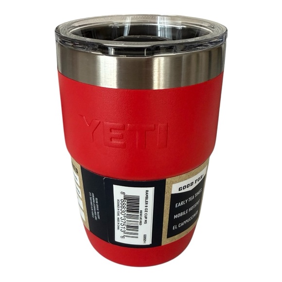 Yeti 8 oz Rambler Stackable Cup Rescue Red - Picture 3 of 3
